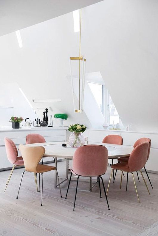 minimal_pink_dining room