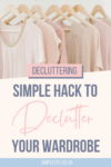 Declutter Your Clothes