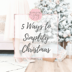 Simplify Christmas