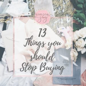 stop buying
